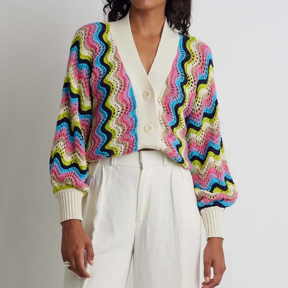 ELEVEN SIX Luna Cardigan in Multi Sz M/L